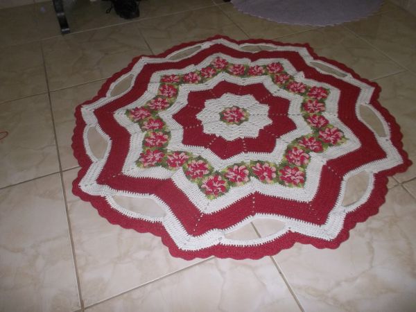 Tapete estrela florido
